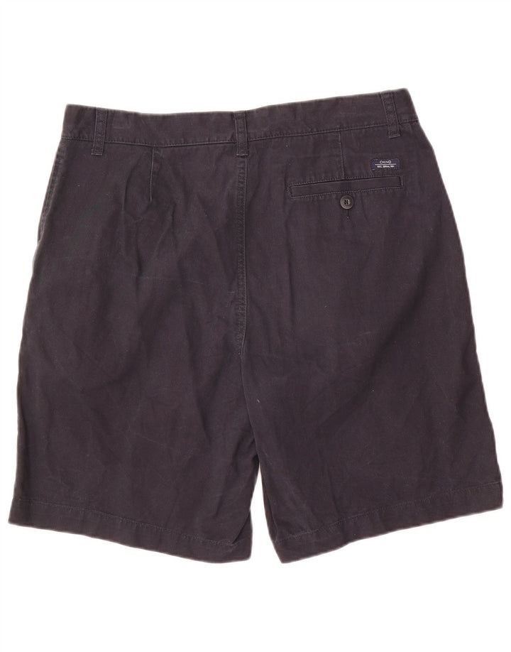 Pantaloncini chino da uomo Marks & Spencer W34 grandi in cotone blu navy