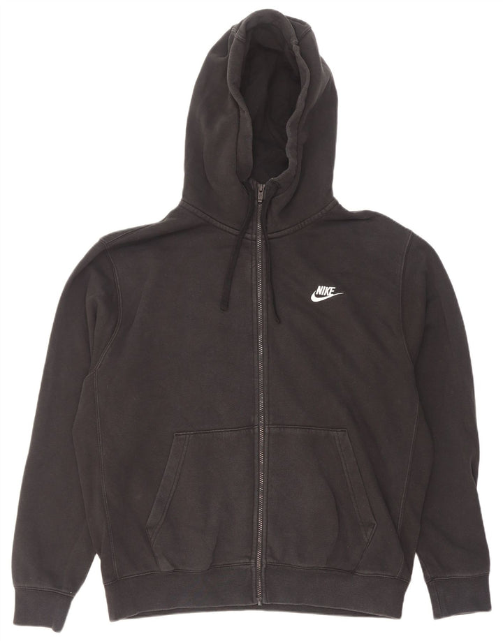 Adidas Mens Zip Hoodie Sweater Large Black Cotton