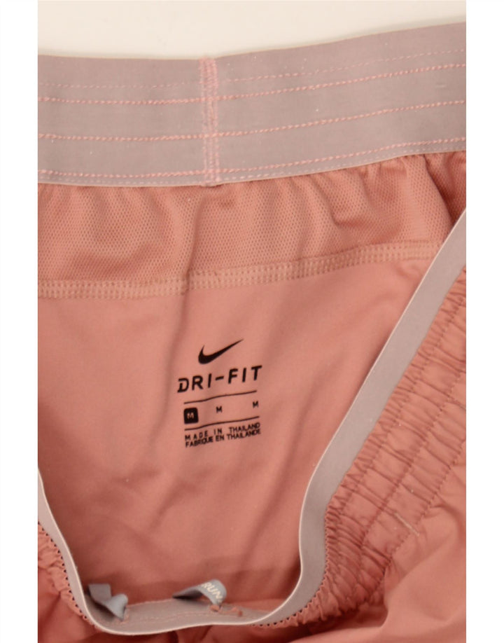 NIKE Womens Dri Fit Sport Shorts UK 14 Medium  Pink Polyester Vintage Nike and Second-Hand Nike from Messina Hembry 
