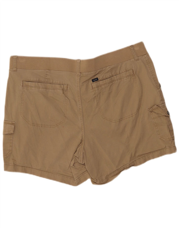 Pantaloncini cargo da donna LEE US 20 3XL W40 Cotone beige