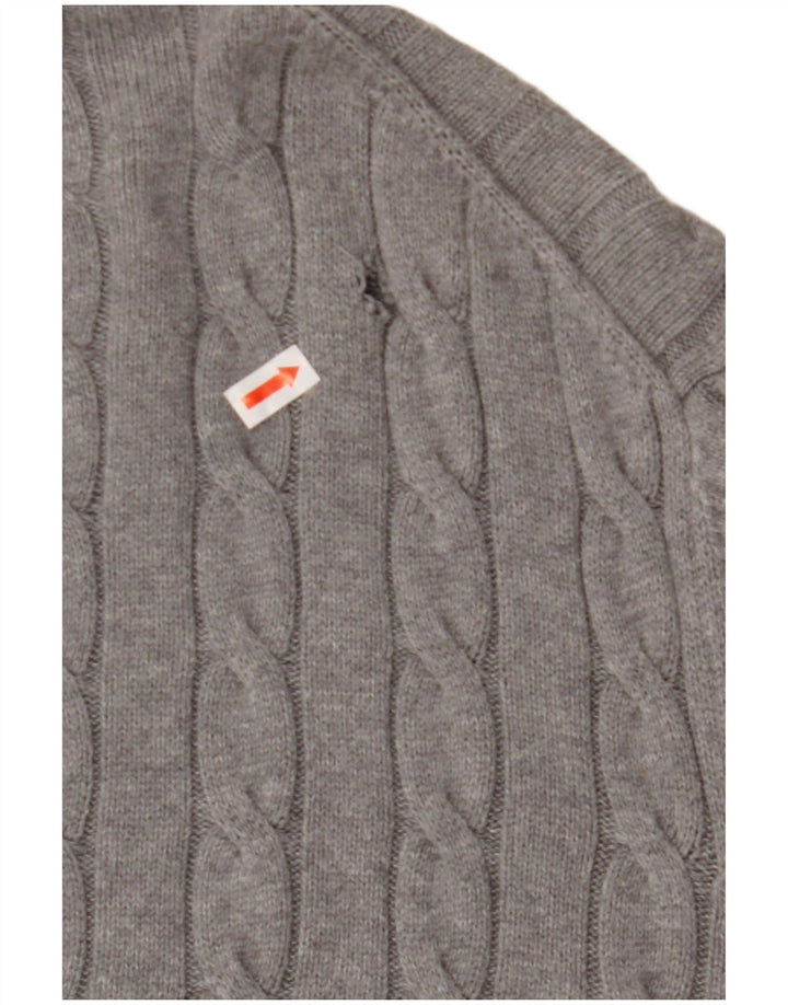 Maglione maglione girocollo da uomo GANT 3XL cotone grigio