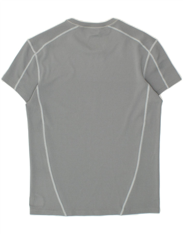 JACK WOLFSKIN Mens T-Shirt Top UK 36/38 Small Grey Polyester Vintage Jack Wolfskin and Second-Hand Jack Wolfskin from Messina Hembry 
