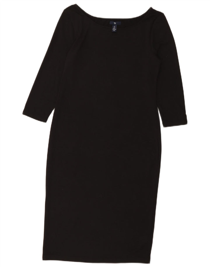 Abito tubino Gap da donna con maniche a 3/4 UK 10 piccolo poliestere nero