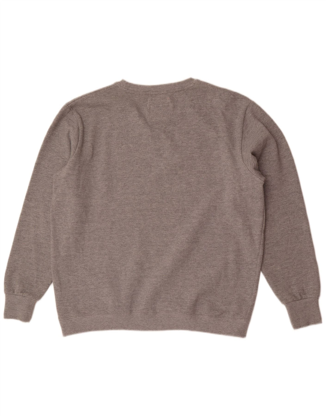 Felpa grafica da uomo Superdry Maglione XL Cotone chiazzato grigio
