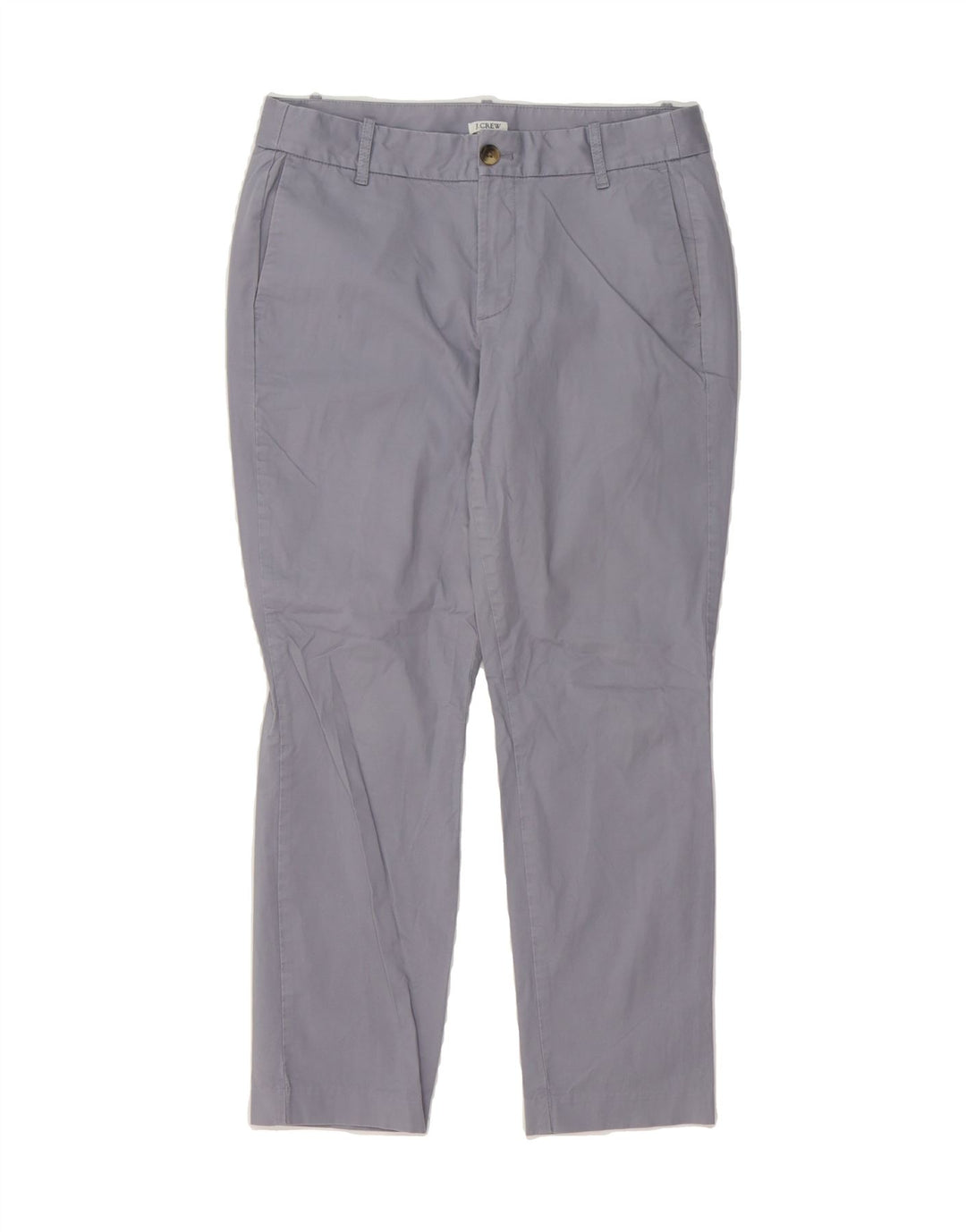 J. CREW Womens Slim Chino Trousers US 8 Medium W30 L28 Grey Cotton Vintage J. Crew and Second-Hand J. Crew from Messina Hembry 