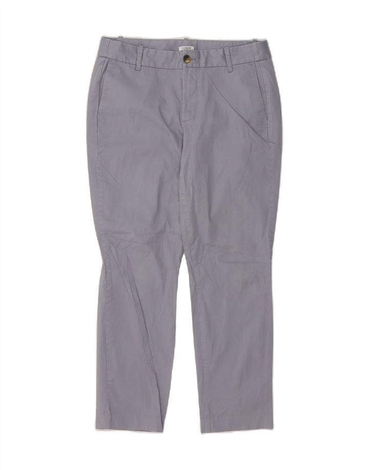 J. CREW Womens Slim Chino Trousers US 8 Medium W30 L28 Grey Cotton Vintage J. Crew and Second-Hand J. Crew from Messina Hembry 