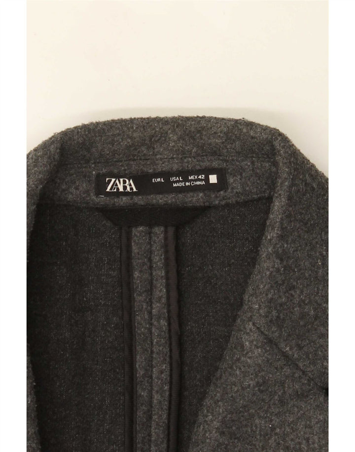 Cappotto Zara da uomo UK 40 grande grigio