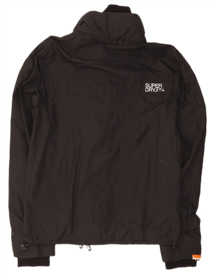 Giacca a vento grafica da uomo Superdry UK 38 nylon nero medio