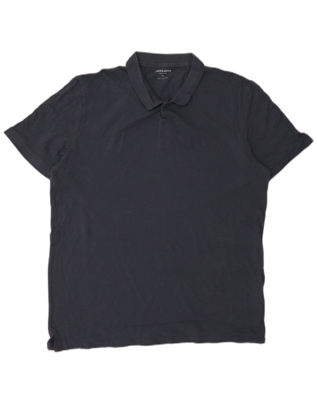Polo da uomo Jack & Jones 2XL in cotone blu navy