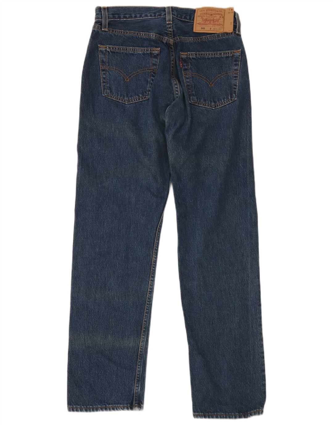 Levi's Uomo 501 Jeans dritti W30 L30 Blu Navy