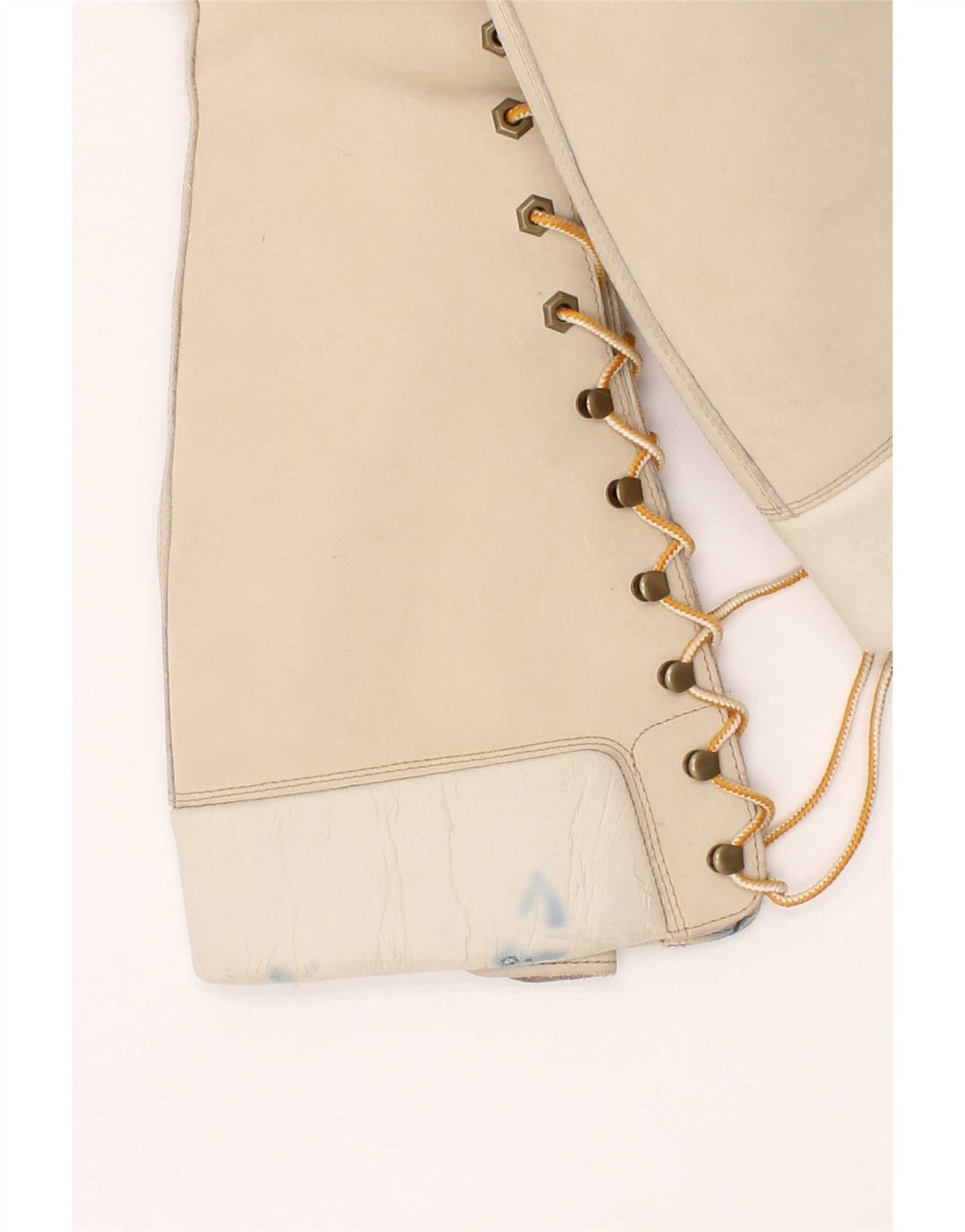 Stivali alti al ginocchio in pelle da donna Timberland taglia UK 6 Pelle beige
