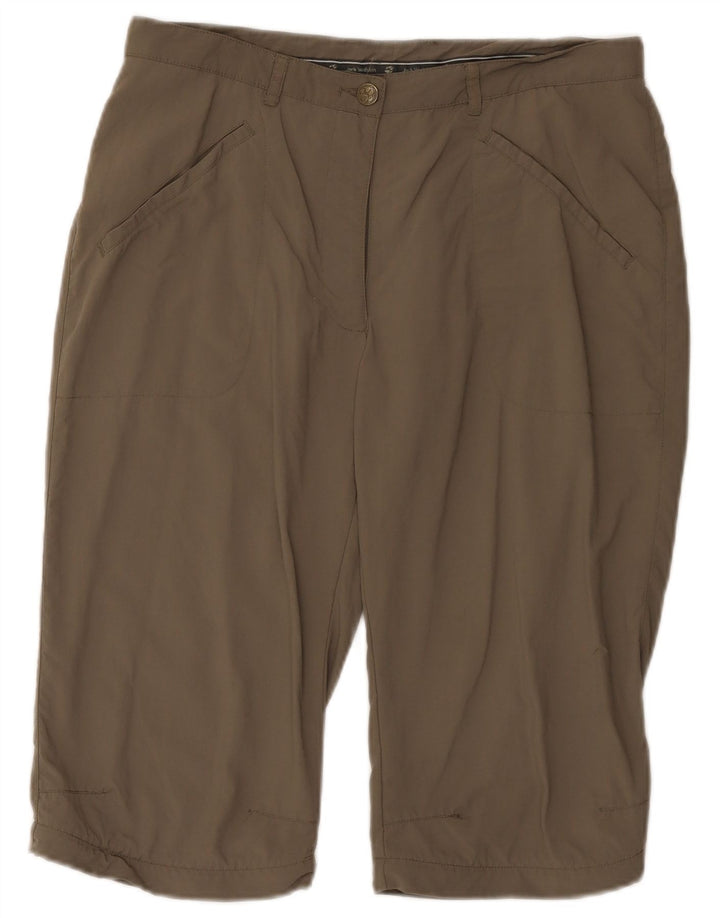 Bermuda da donna Jack Wolfskin UK 8/10 Small W29 Poliammide grigio