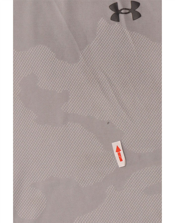 Maglietta Under Armour per ragazzi 13-14 anni XL Poliestere mimetico grigio