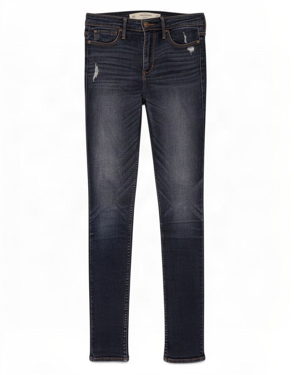 Jeans skinny da donna Abercrombie & Fitch US 2 XS W26 L31 Blu navy
