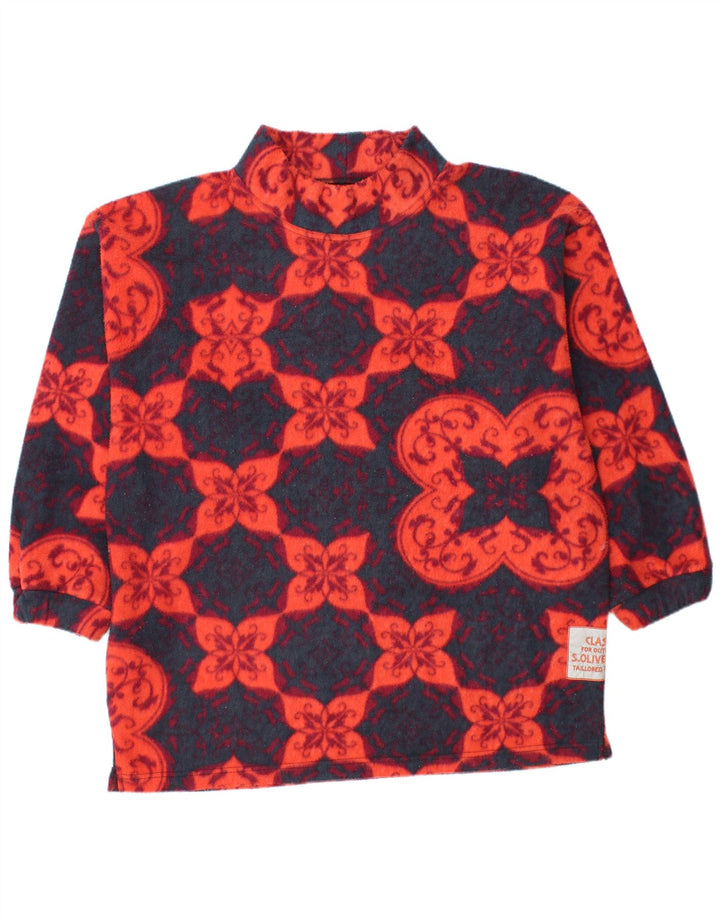 Maglione in pile da uomo S.Oliver XL in poliestere floreale blu navy
