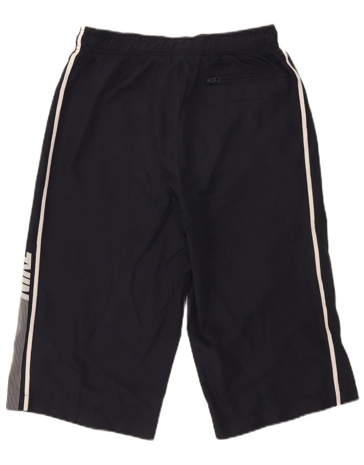 Pantaloncini sportivi Nike Bermuda da uomo con grafica, piccoli, in poliestere blu navy