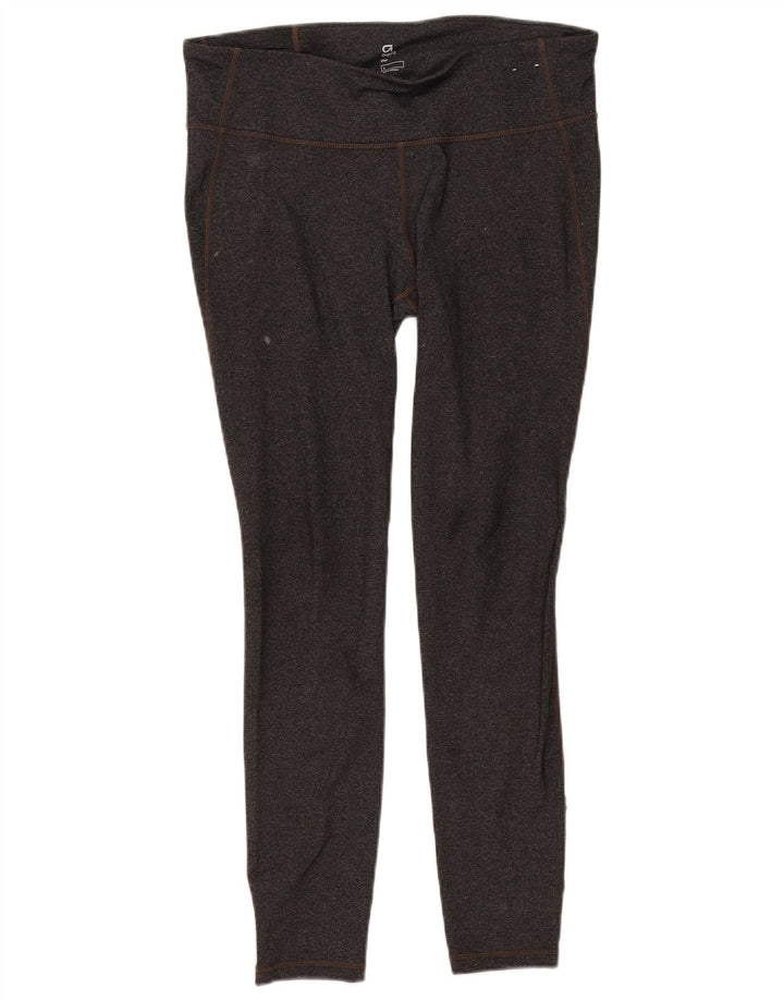 Gap Leggings da donna UK 14 Large in nylon chiazzato grigio