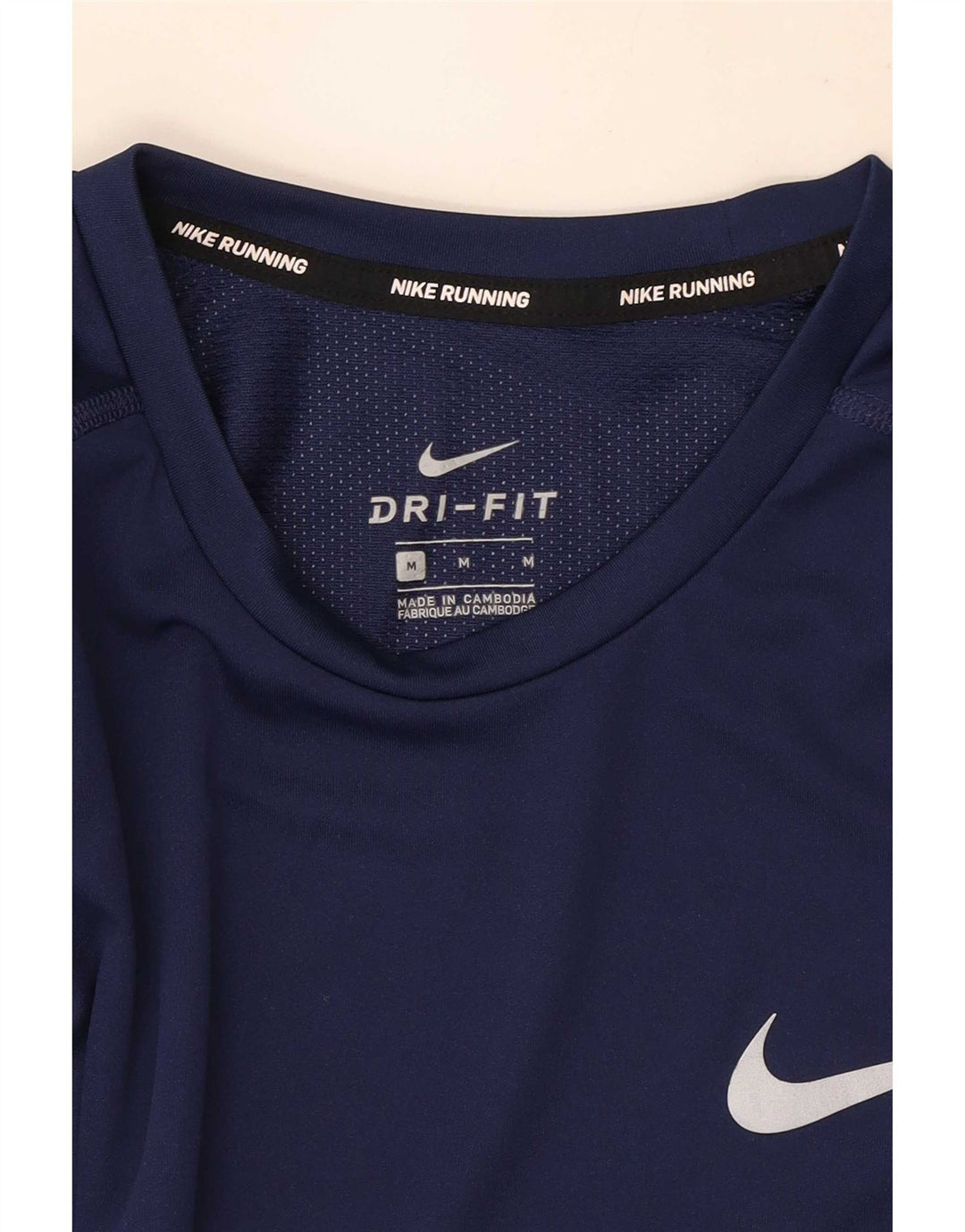 T-shirt Nike Dri Fit da uomo, media, blu navy