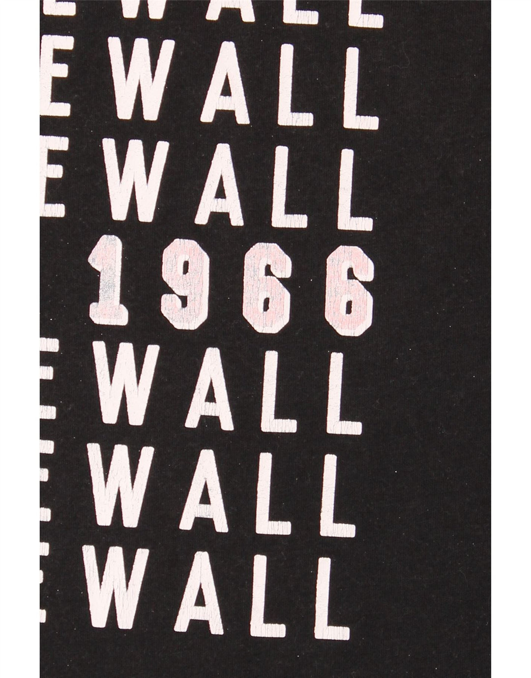 T-shirt grafica da donna Vans Top UK 16 grande poliestere nero