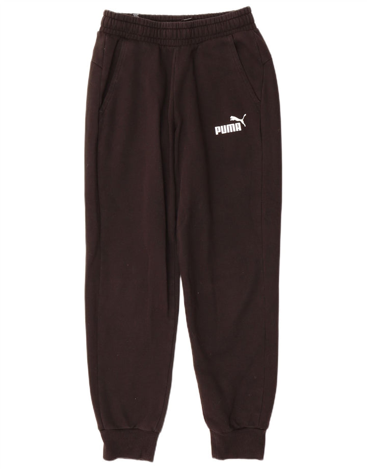 Pantaloni da tuta da uomo Puma Joggers piccoli in cotone nero