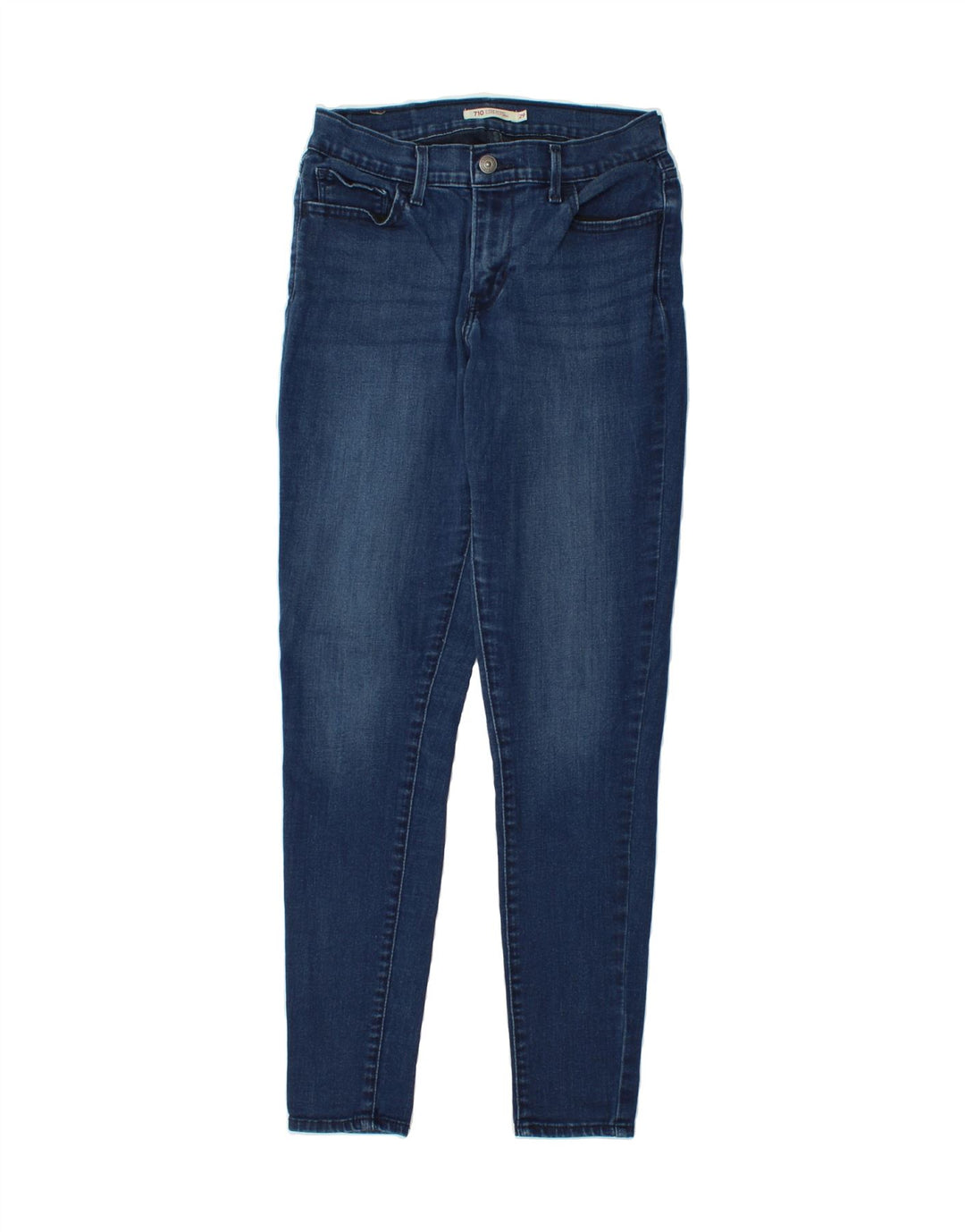 LEVI'S Womens 710 Super Skinny Jeans W29 L30 Navy Blue Vintage Levi's and Second-Hand Levi's from Messina Hembry 