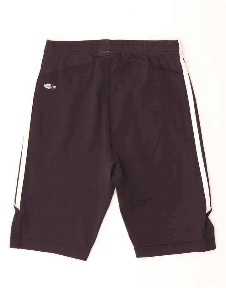 Pantaloncini sportivi Adidas Climalite da uomo medio nero in poliammide