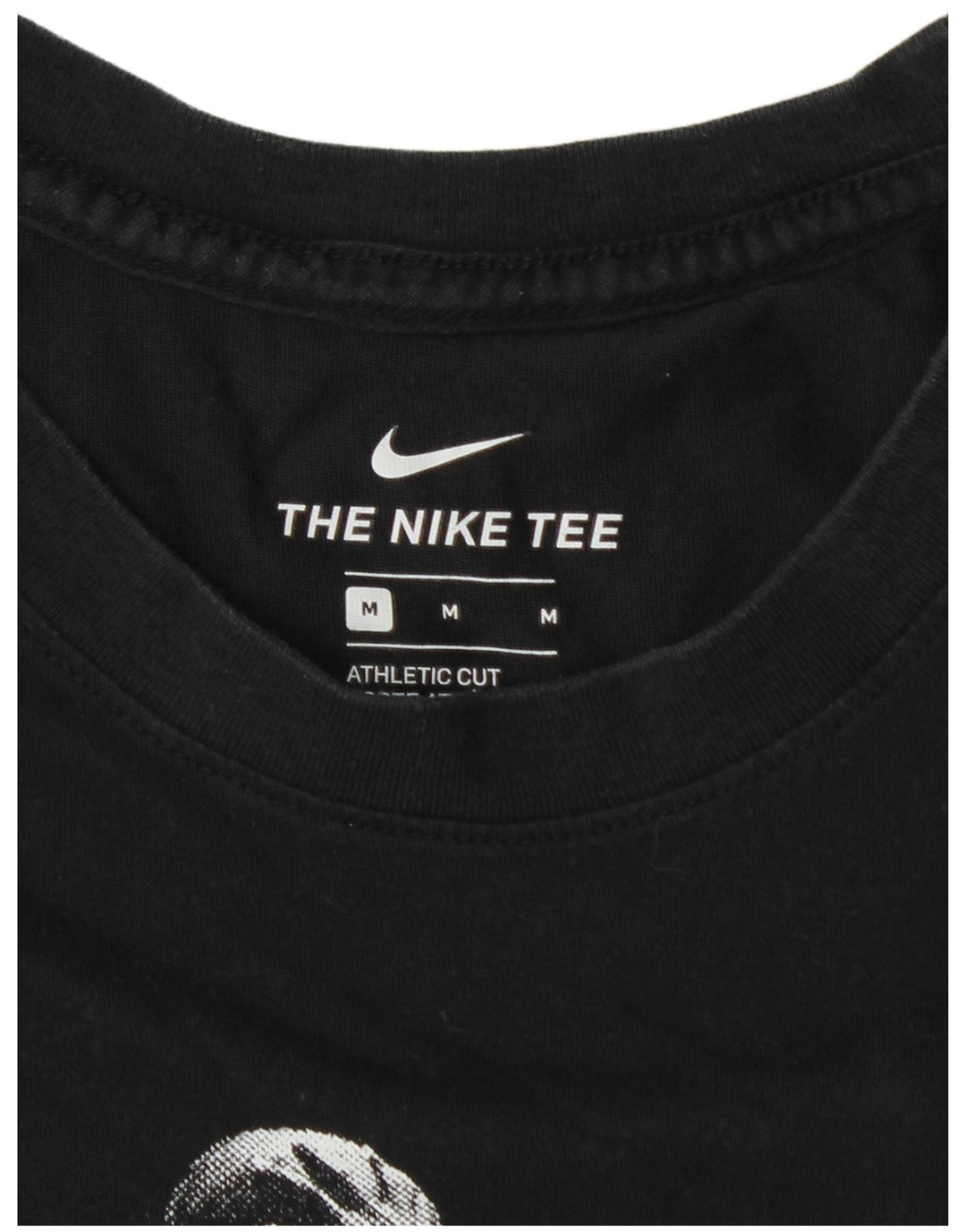 T-shirt grafica Nike da uomo con taglio atletico, colore nero medio