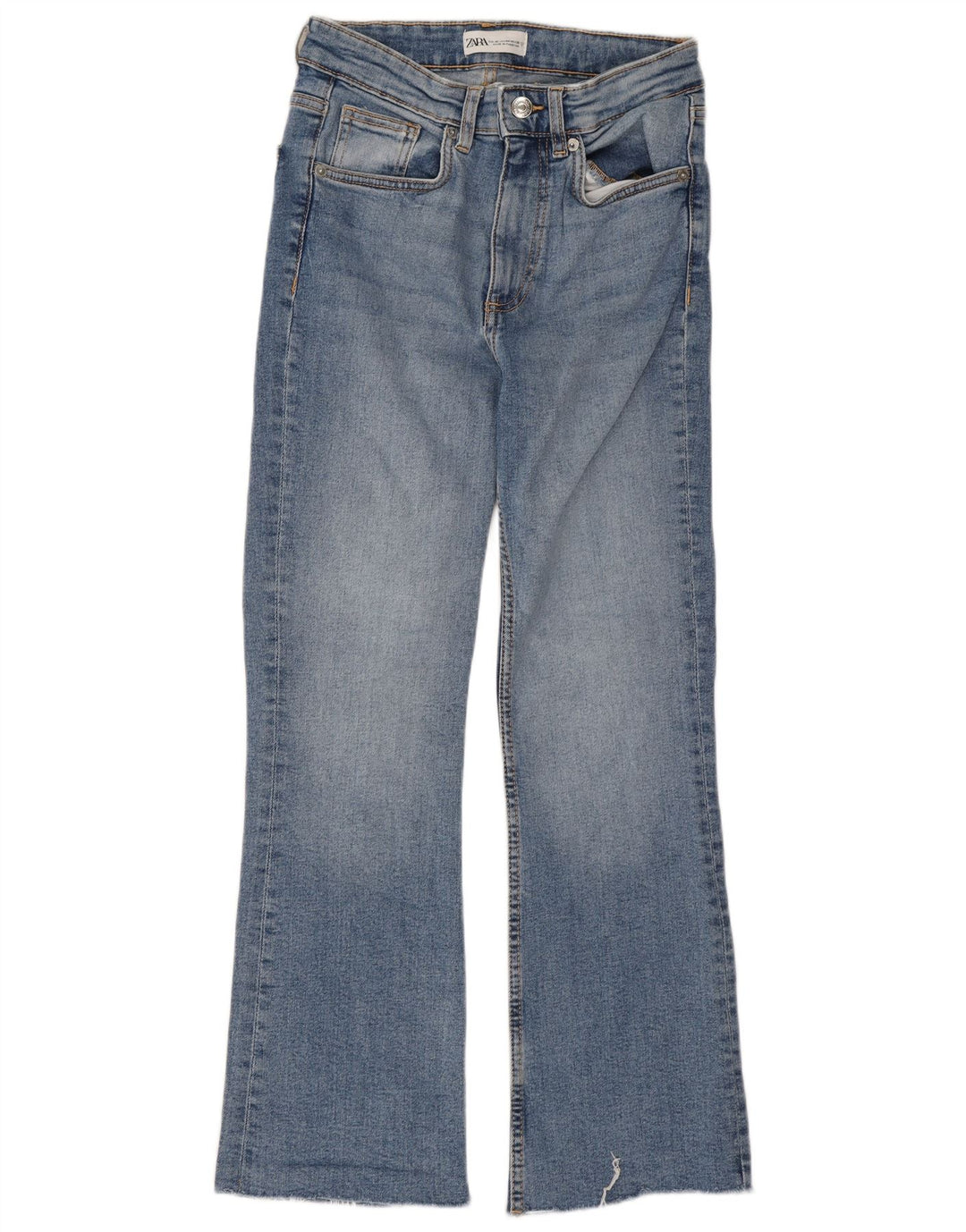 Jeans Bootcut da donna Zara EU 36 XS W26 L26 Blu