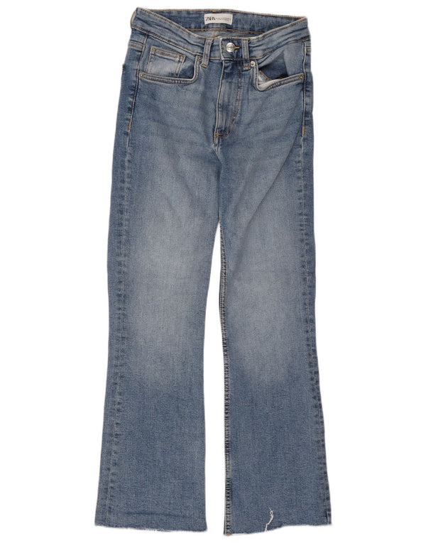 Jeans Bootcut da donna Zara EU 36 XS W26 L26 Blu