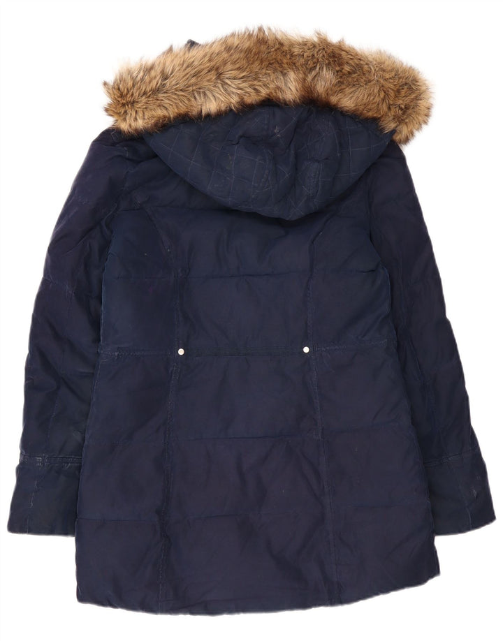 Cappotto imbottito oversize con cappuccio da donna Nautica UK 10 piccolo blu navy