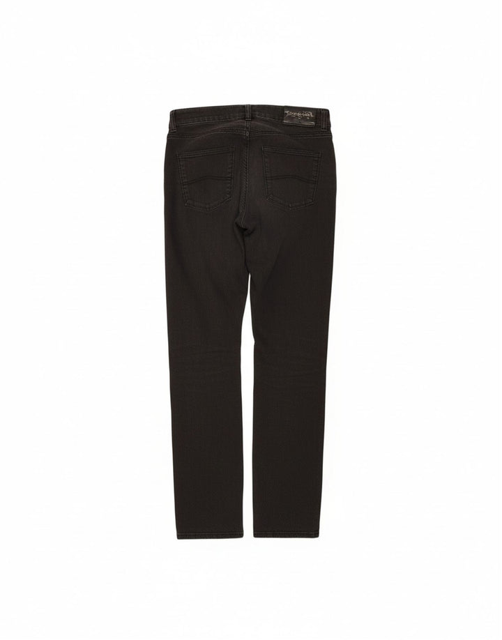 ARMANI Womens Slim Jeans W29 L30 Black Cotton