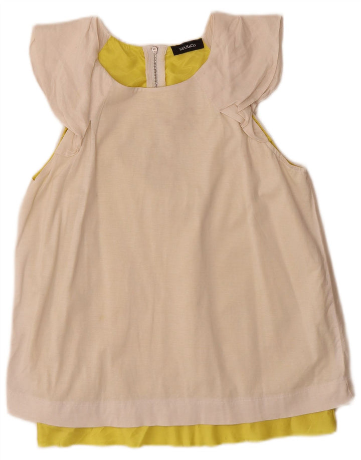 Max&Co. Camicetta da donna Top UK 12 medio bianco sporco