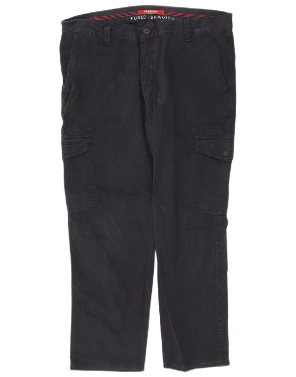 Pantaloni cargo dritti da uomo Carrera W36 L26 Blu Navy