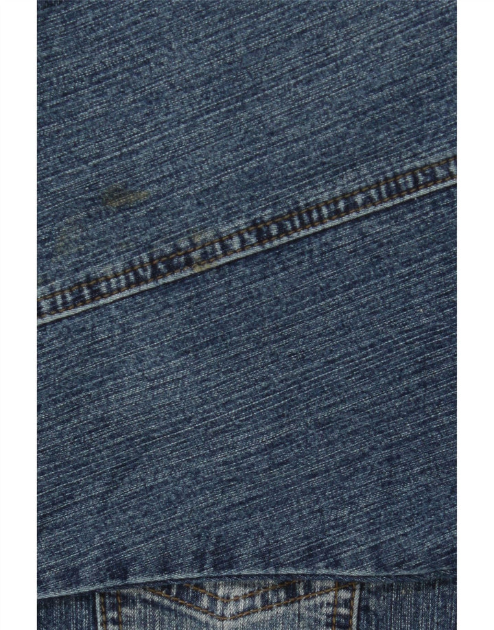 RE & X Mens Denim Jacket UK 40 Large Blue Cotton Vintage Re & X and Second-Hand Re & X from Messina Hembry 