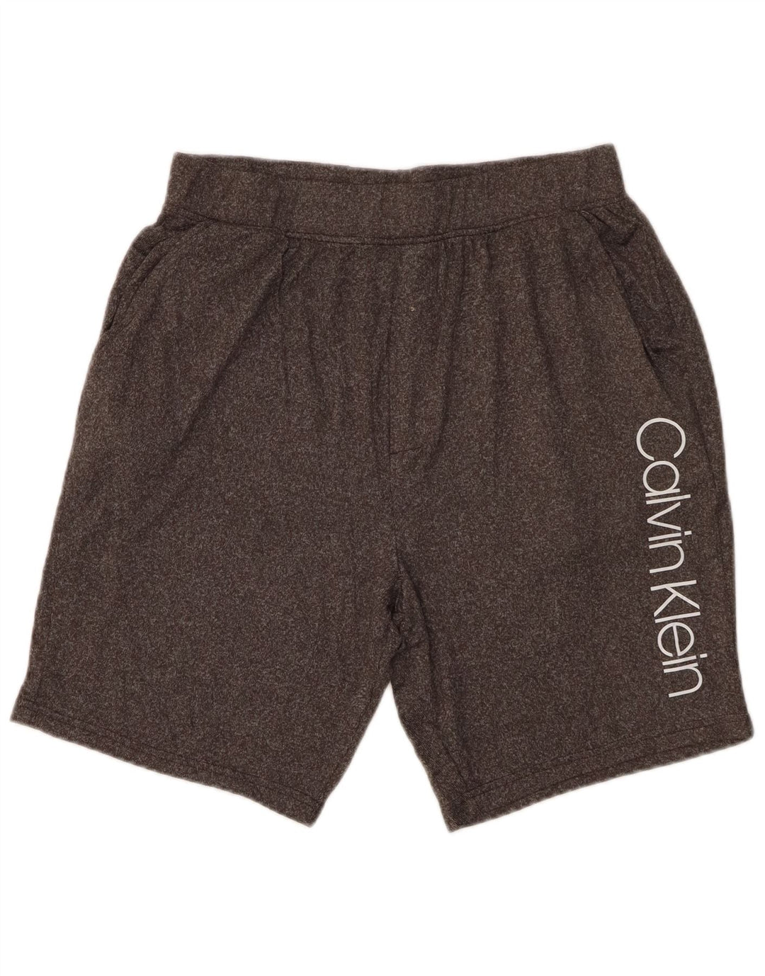 CALVIN KLEIN Pantaloncini sportivi grafici da uomo Poliestere grigio medio