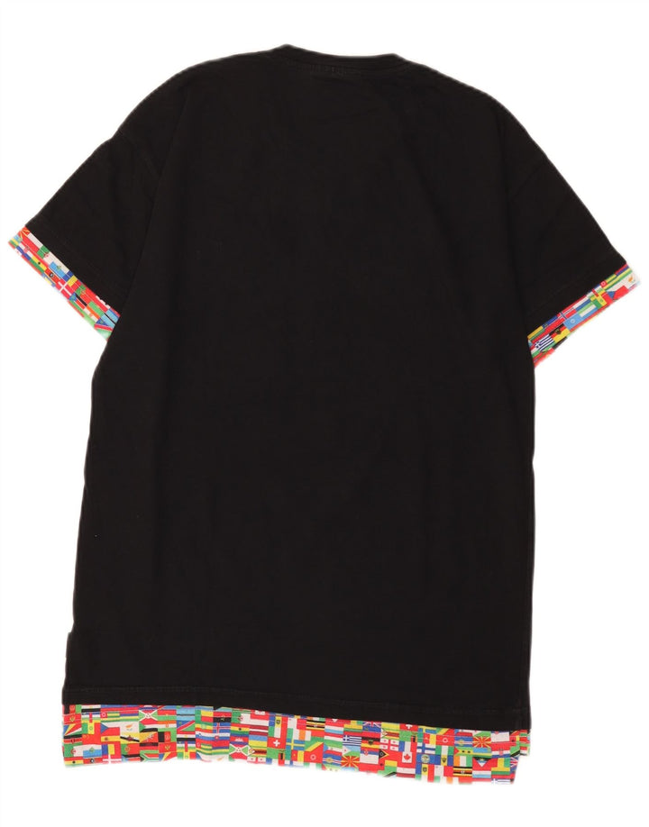 T-shirt grafica da uomo Octopus Top XS Nera geometrica