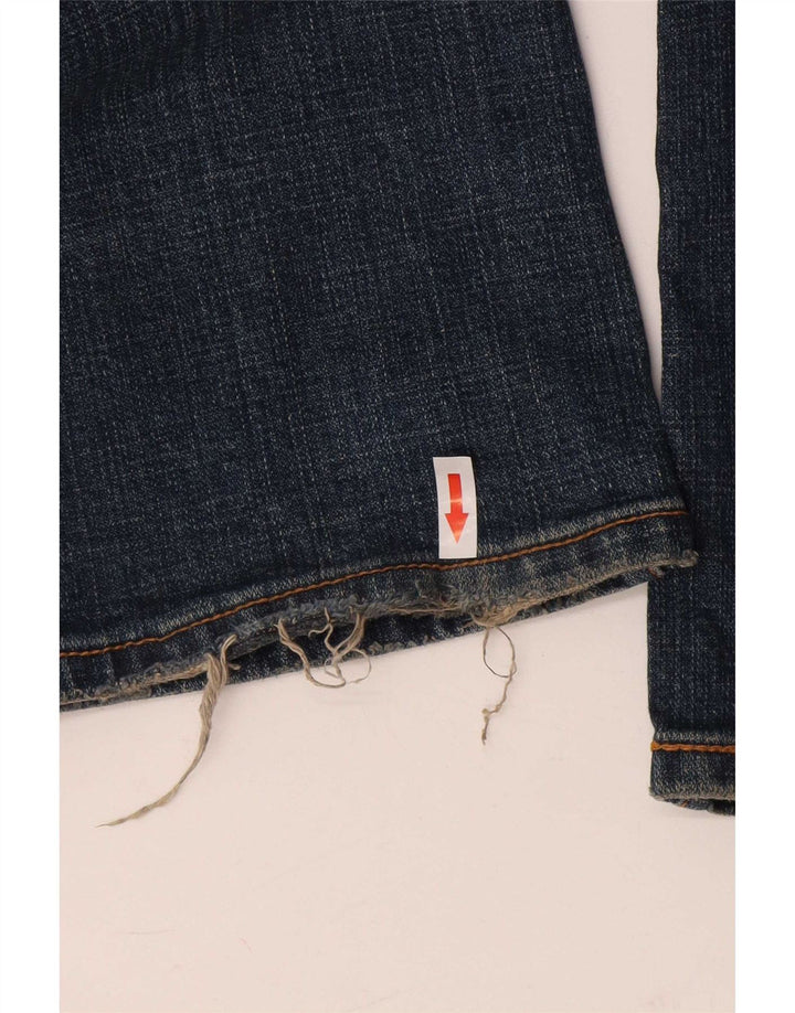 Levi's Donna 545 Jeans Bootcut bassi US 12 Large W34 L31 Cotone blu