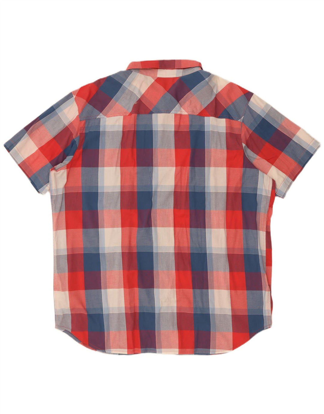 Camicia Columbia da uomo a maniche corte vestibilità regolare XL in cotone a quadri multicolore