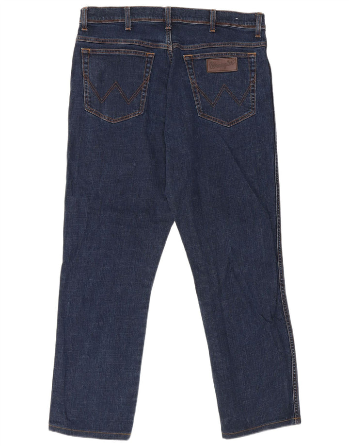 Jeans Wrangler Texas Slim da donna W36 L28 cotone blu navy
