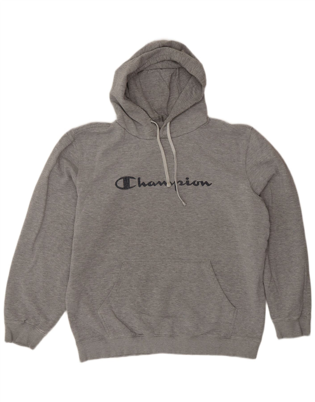 Maglione con cappuccio grafico da uomo Champion 2XL Grigio