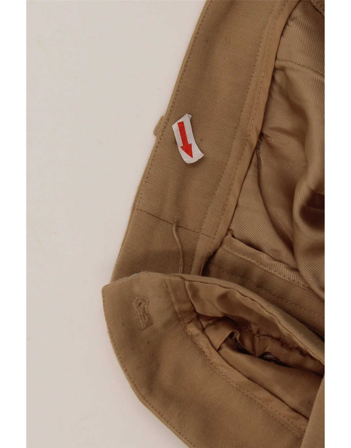 Pantaloni da abito con pegging da donna Zara medi W28 L31 poliestere beige