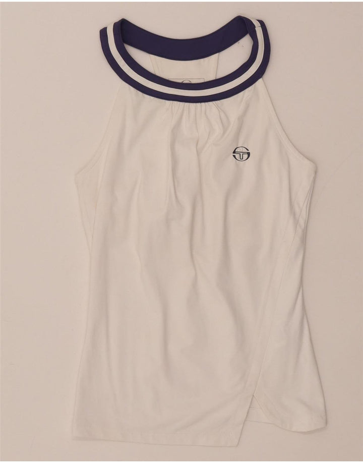 Canotta da donna Sergio Tacchini UK 4 XS nylon bianco