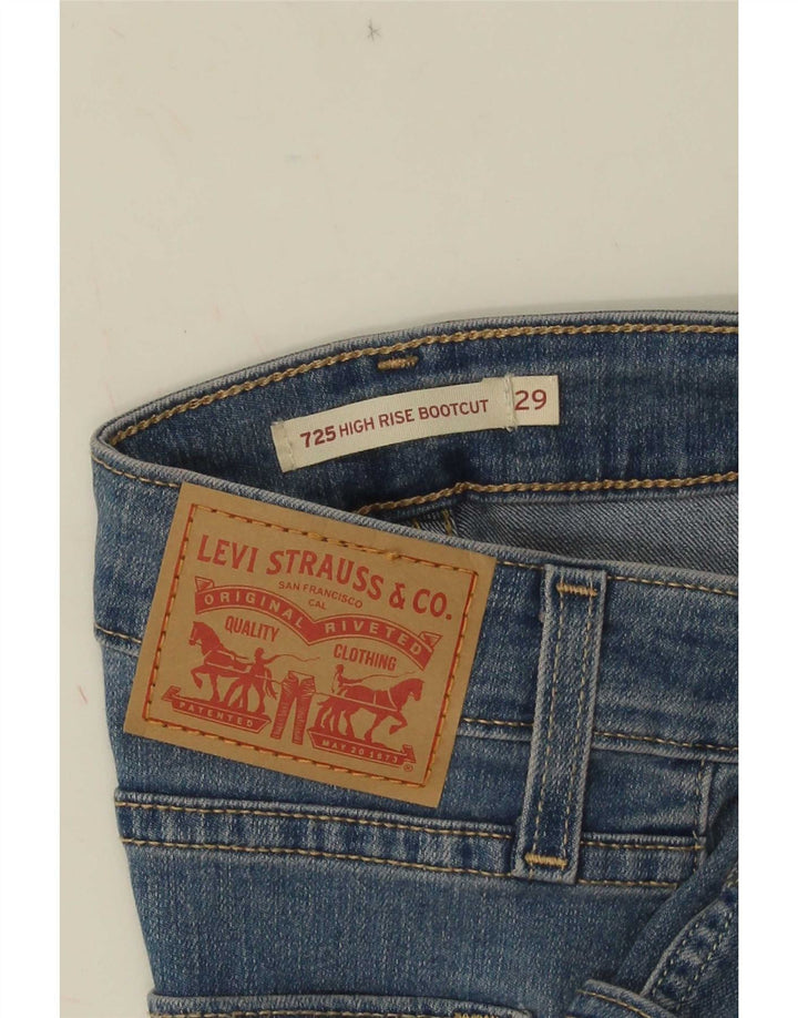 Jeans Levi's da donna 725 bootcut a vita alta W29 L29 Blu