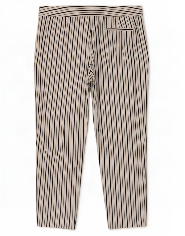 Pantaloni corti da donna Marks & Spencer UK 16 Large W34 L25 a righe bianche