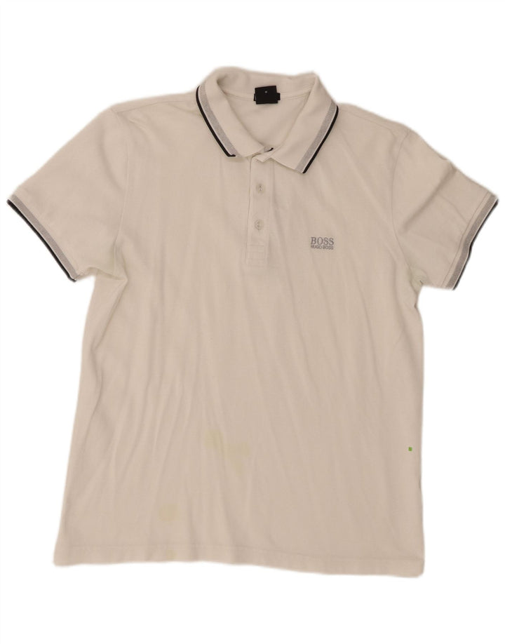Polo da uomo Hugo Boss bianca media