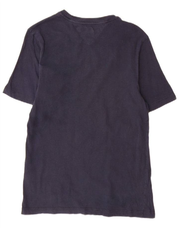 T-shirt da uomo Tommy Hilfiger Top Small in cotone blu navy