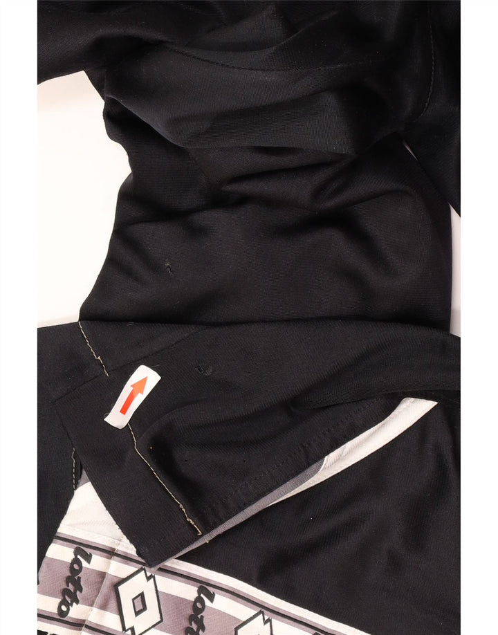 Pantaloni da tuta con grafica da uomo Lotto Large Black Colourblock