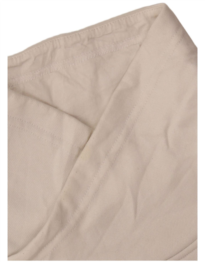 Felpa grafica da donna Puma UK 14 cotone bianco medio