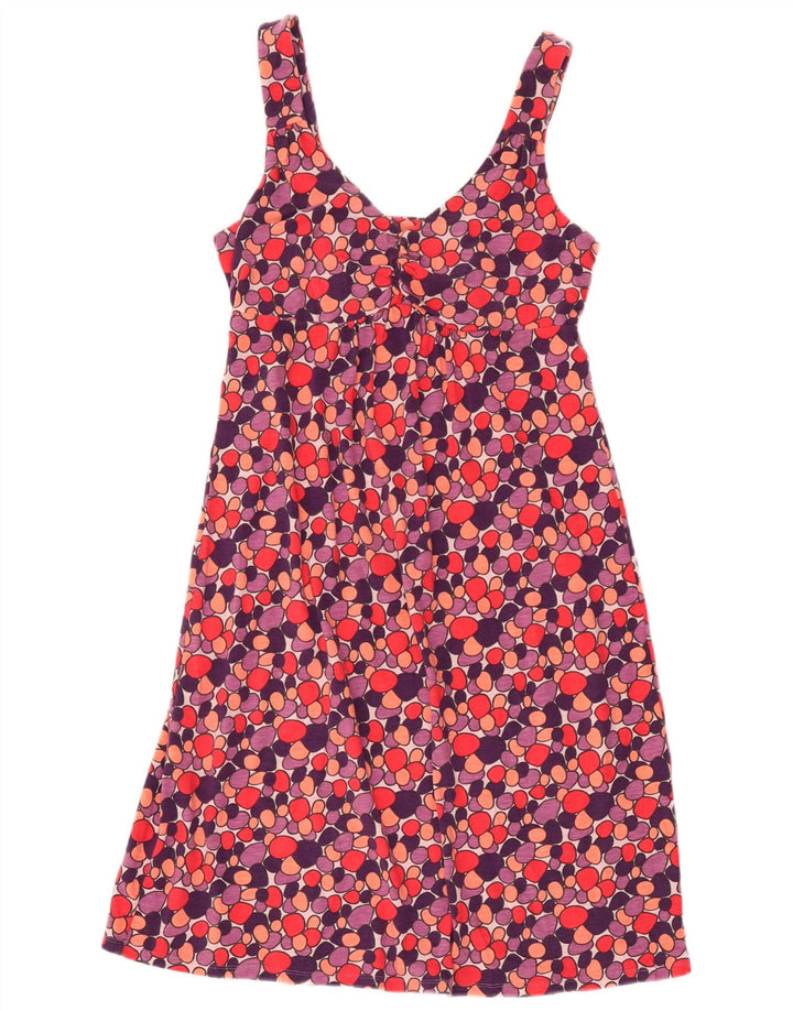 Abito a trapezio senza maniche da donna Boden UK 12 Medio floreale multicolore