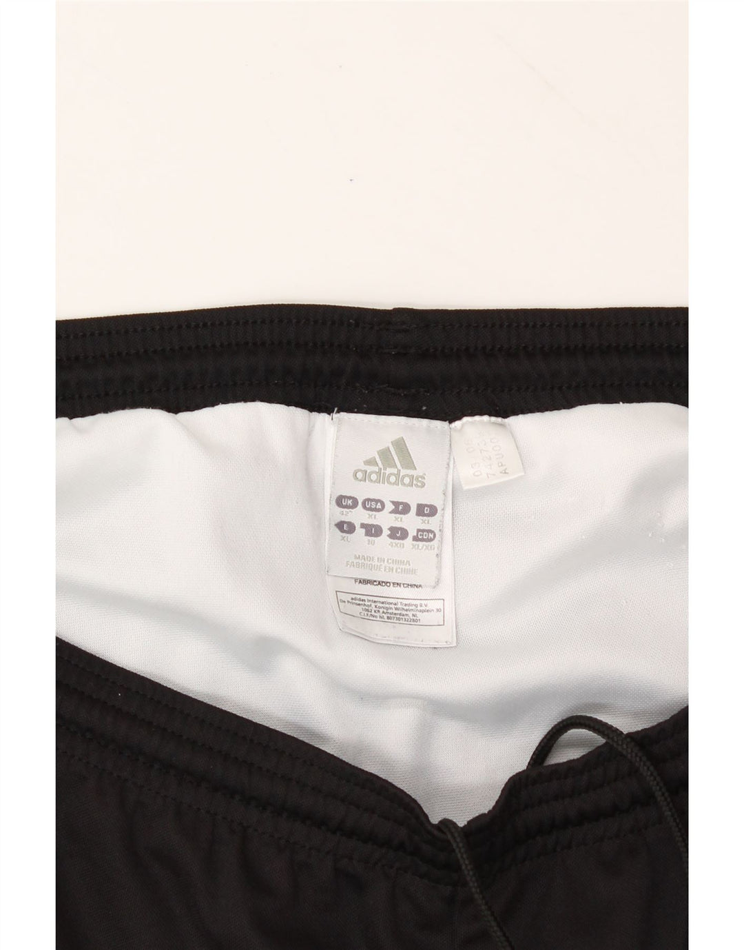 ADIDAS Mens Sport Shorts XL  Black Polyester Vintage Adidas and Second-Hand Adidas from Messina Hembry 